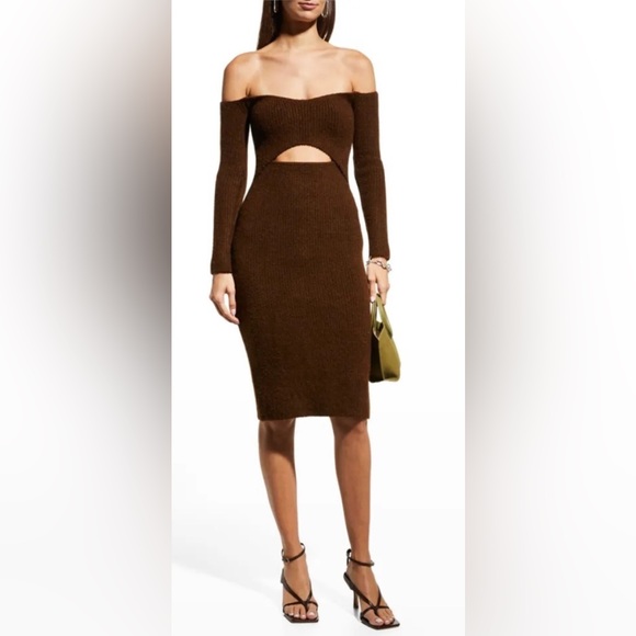 L’AGENCE Nala Off The Shoulder Dress - Picture 3 of 6